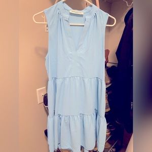 Amanda Uprichard saffron dress blue